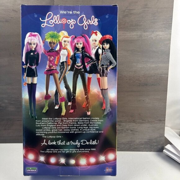 Lollipop Girls Brigette Doll 2002 Jan McLean Designs #706204 - New In Box - Picture 4 of 6